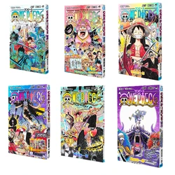 Anime One Piece Original Comic Book Luffy Vol98 to Vol105 Wano Country Ghost Island Chapter Oda Eiichiro Genuine Book Collection