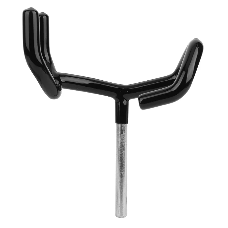 Metal Microphone Support Holder Audio Boom Pole Support Holder Stand Black