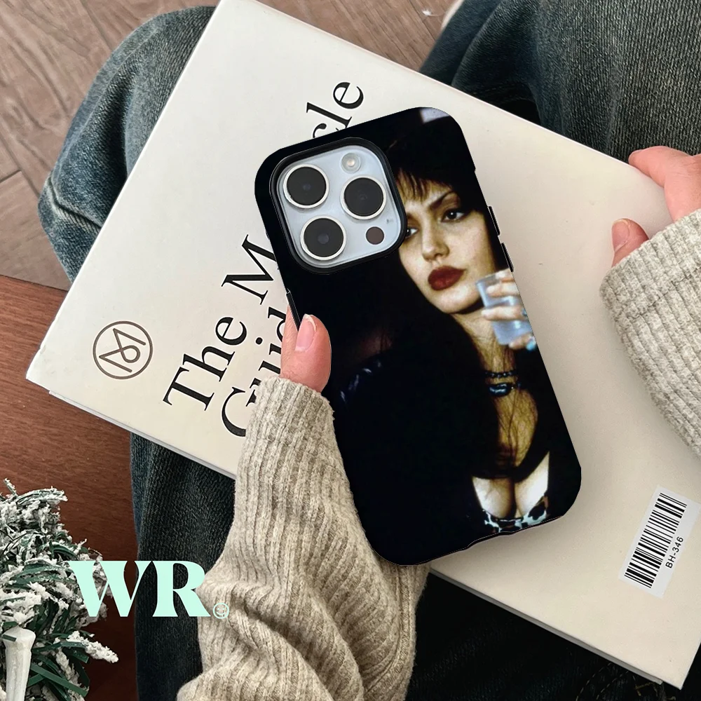 Angelinas Girl Actor J-Jolie Phone Case Film Shell For IPhone 16 15 14 13 12 11 Pro Max Plus