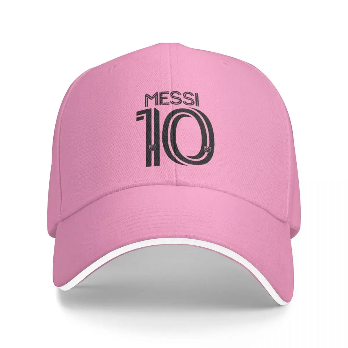 Football Messis Soccer Baseball Cap Merchandise Leisure Pink Snapback Hat for Men Women Outdoor Running Golf