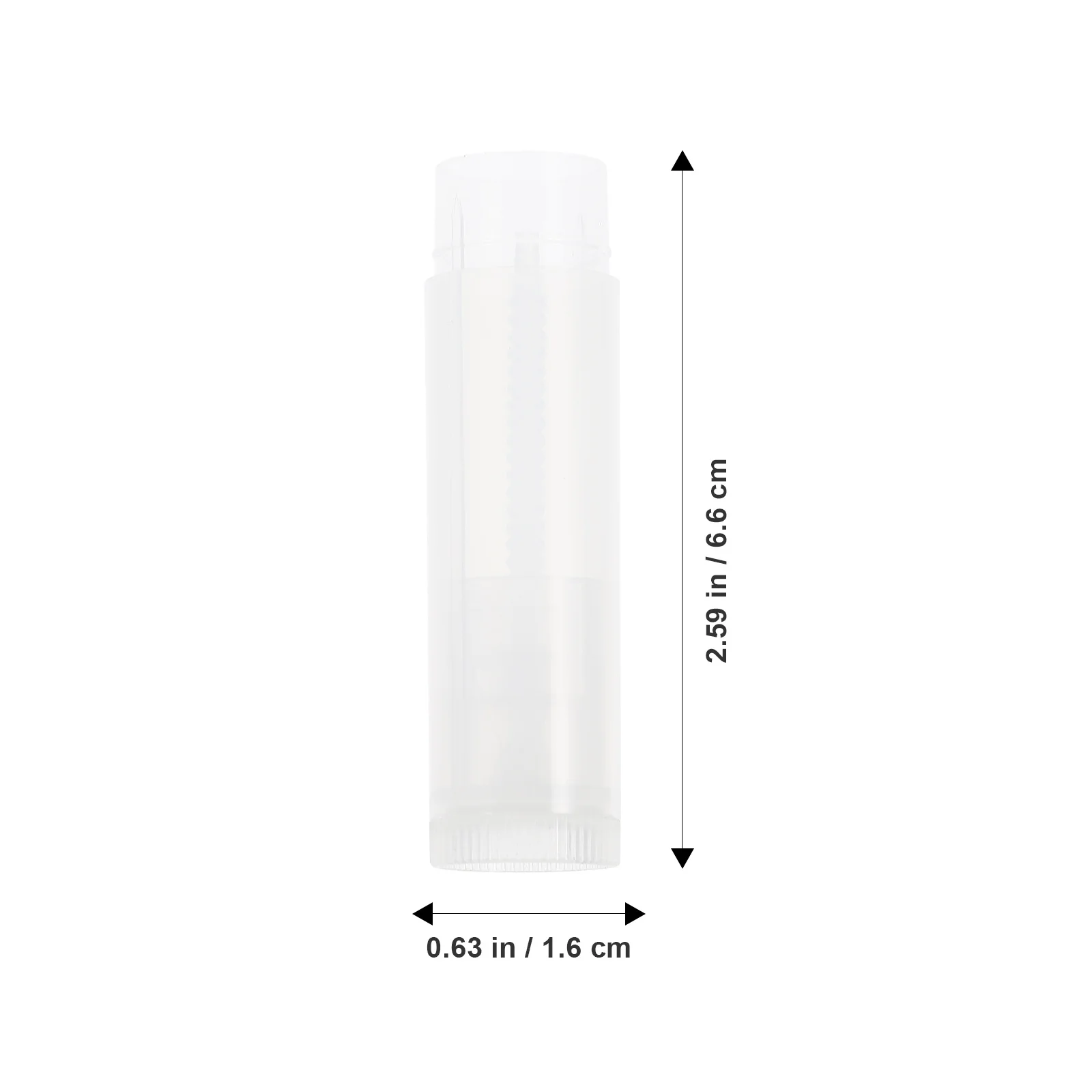 Refillable Empty Lipstick Tubes 100pcs Black Lip Balm Containers Travel Friendly Makeup Packaging Bottles with Caps