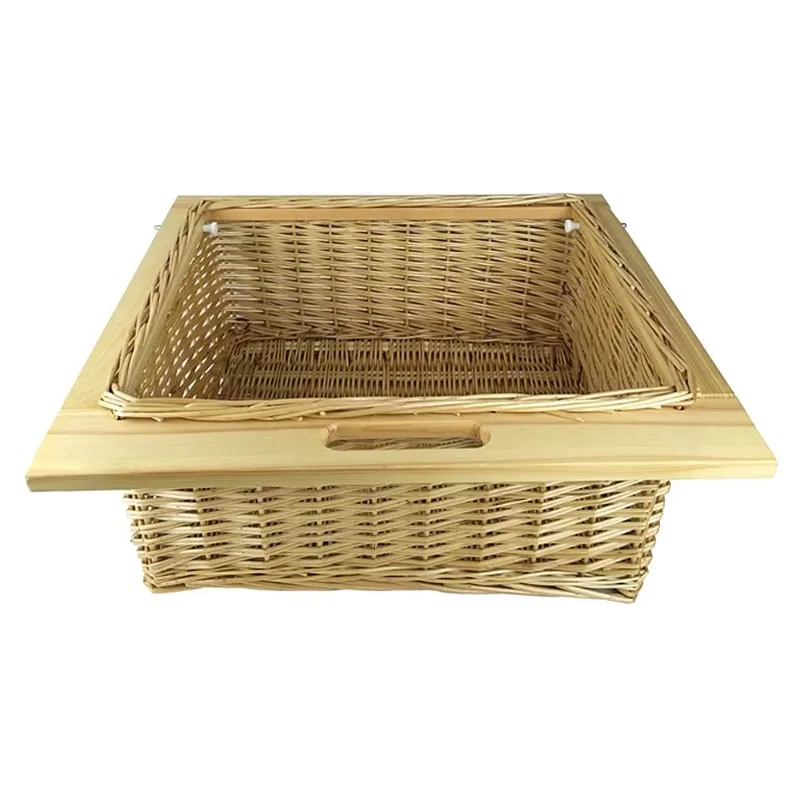 Wholesale Kitchen Wicker Basket For Cabinet Wicker Basket Pull Out Drawer