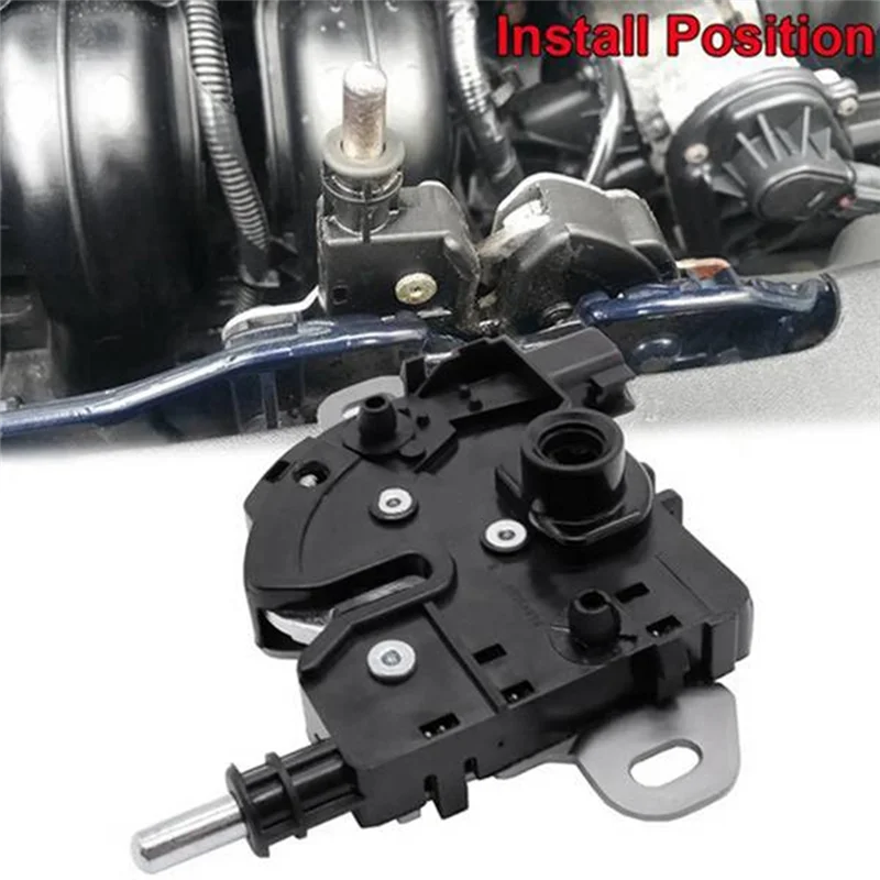 Kait Kit Perbaikan Kunci Pelepas Kap Mesin Mobil dengan 2 Kunci 4M5AA16B970 untuk Ford Focus MK2 2004-2012 1355231 4895285-A97E