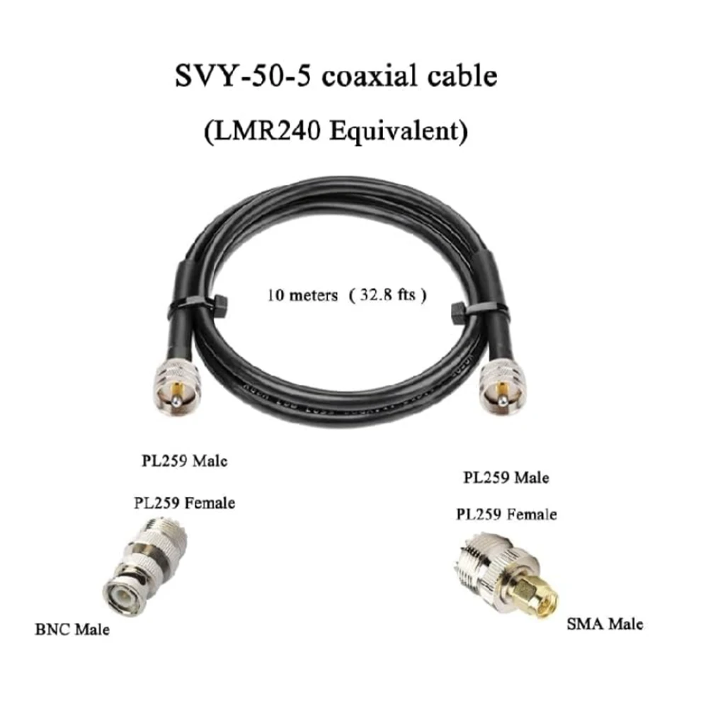 Dual Band Base X50NA Antenna/VHF UHF Dual Band Diamonds X-50A Antennas for Ham Radio,Pre-Tuned 144-148MHz/ 435-450MHz,2.7m long