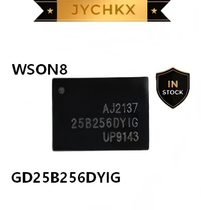 1-5PCS-GD25B256DYIG-WSON-8-SMD-Integrated-Circuit-8Pin-256Mb-NOR-Flash-SPI-Memory-Chip-for-Embedded-Firmware-Storage