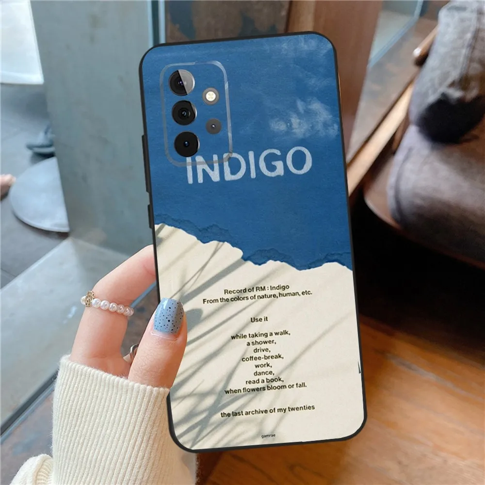 RM INDIGO-S   Phone Case For SamsungS24,23,22,21,S20 ,Pro10,S30Plus,S9,20lite Ultra Black Cover