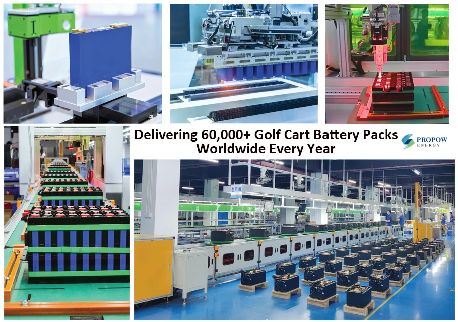 BT Monitor High Power Connect In Parallel 24V 36V 48V 72V 50Ah 60Ah 72Ah 105Ah 160Ah LiFePO4 Golf Cart Batteries view 3
