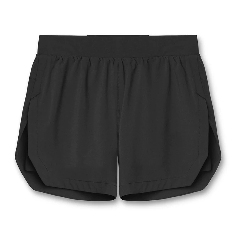 Summer Sports Shorts Fashion Brand Quick Dry Double Layer Casual Shorts Men's Outdoor Running Fitness Basketball Pants