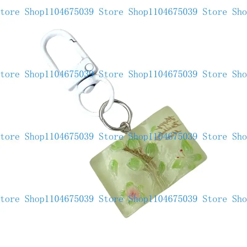 5asd Adorable Butterfly Flower Holder Artistic Resin Craftsmanship Gift For Friend Unique Bag Charm Accessory