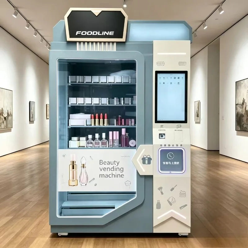FL Coin Card Operated Beauty Vending Machine False Eyelash Nail Cosmetic Self‑selling Machine For Shopping Center