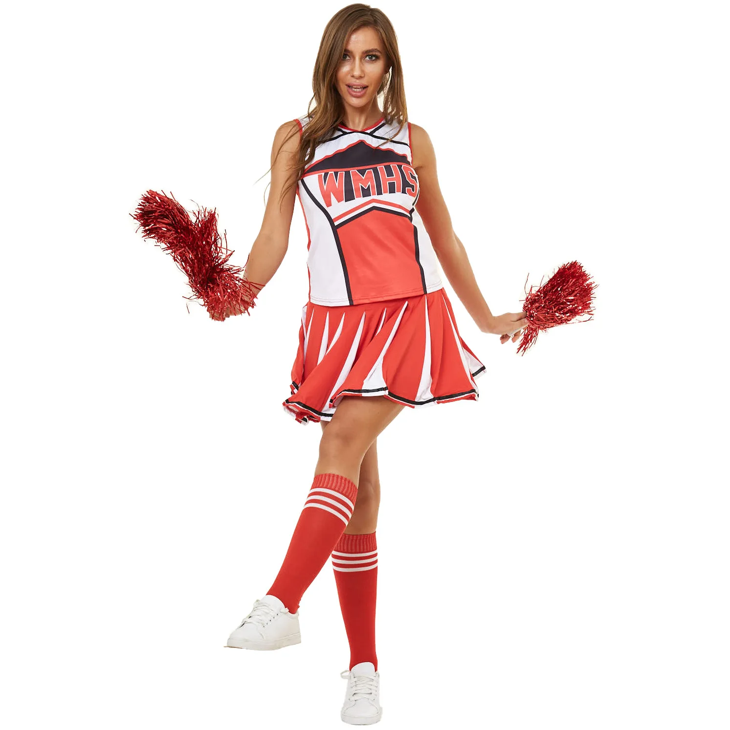 Cheerleading do bebê Top e Saia Set, Futebol Baby Performance Outfits, Halloween Carnaval Vestuário, Sexy bebê Define