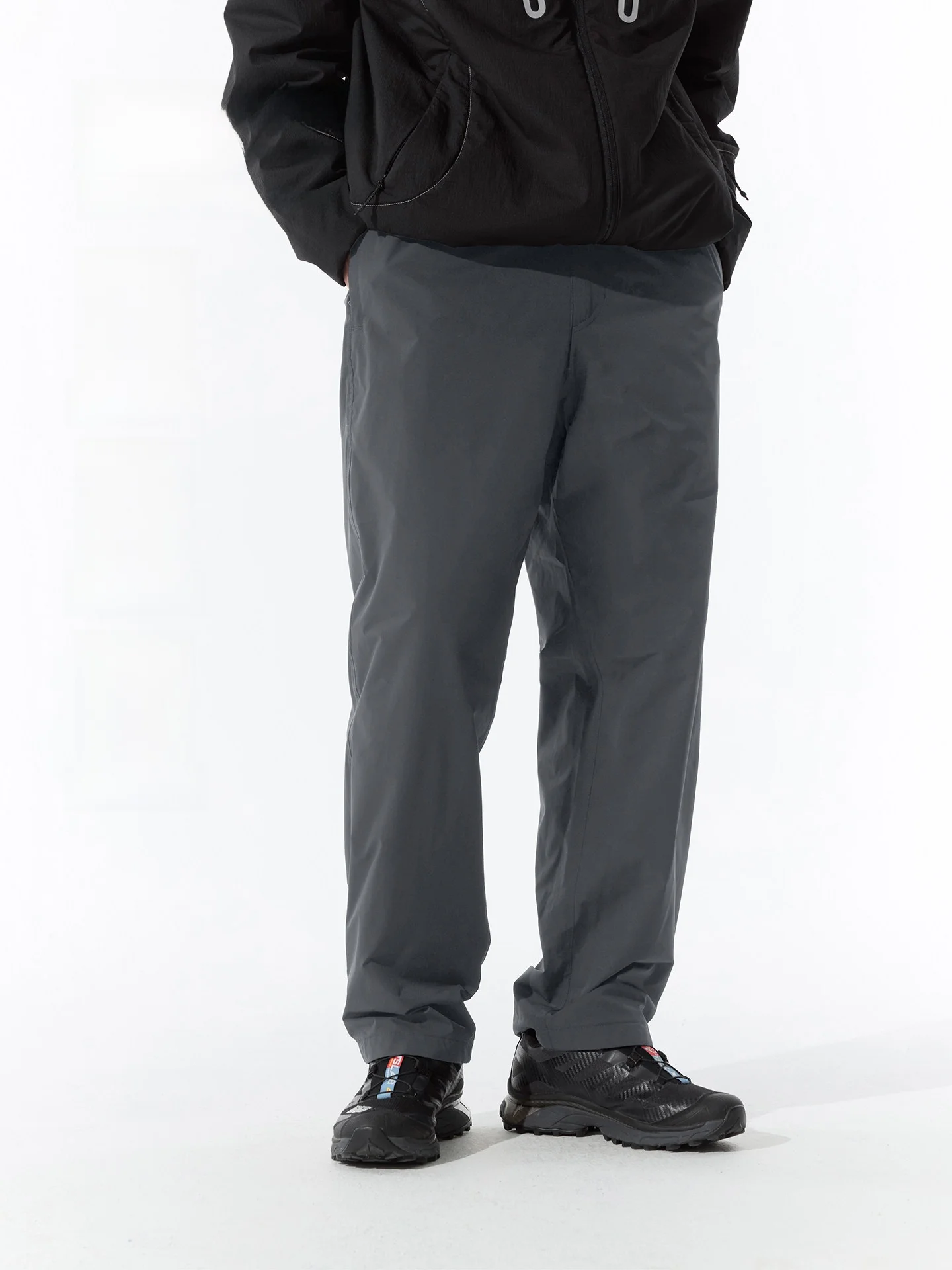 

Waterproof Anti-Wrinkle Easy Care Commute Straight Micro-Cone Casual Fce Long Pants Winter Men's Casual Trousers