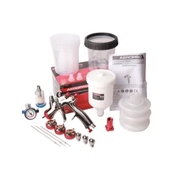 R500 LVLP Air Spray Gun with Mixing Cup, Air paint gun with Disposable Paint Cup,R500 Paint Sprayer for Car, House, Furniture