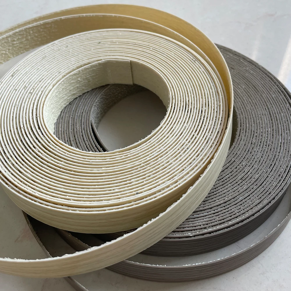 Auto-adesivo PVC Edge Banding Strip, Hot Melt, Woodworking, DIY, móveis, armário, largura 2cm