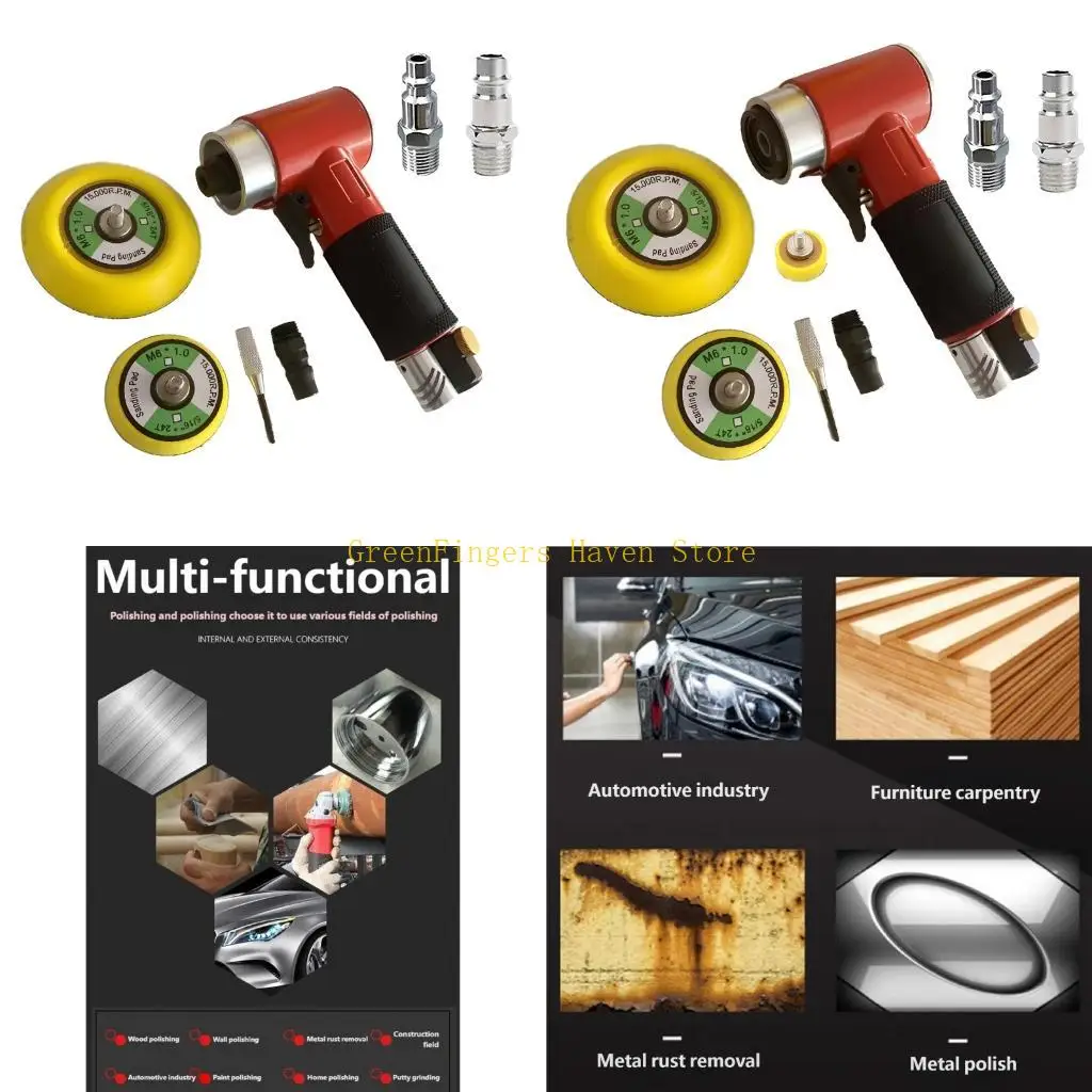 F68D 3 Size Pneumatic Finishing Sander Built For Long Lasting Professional Results