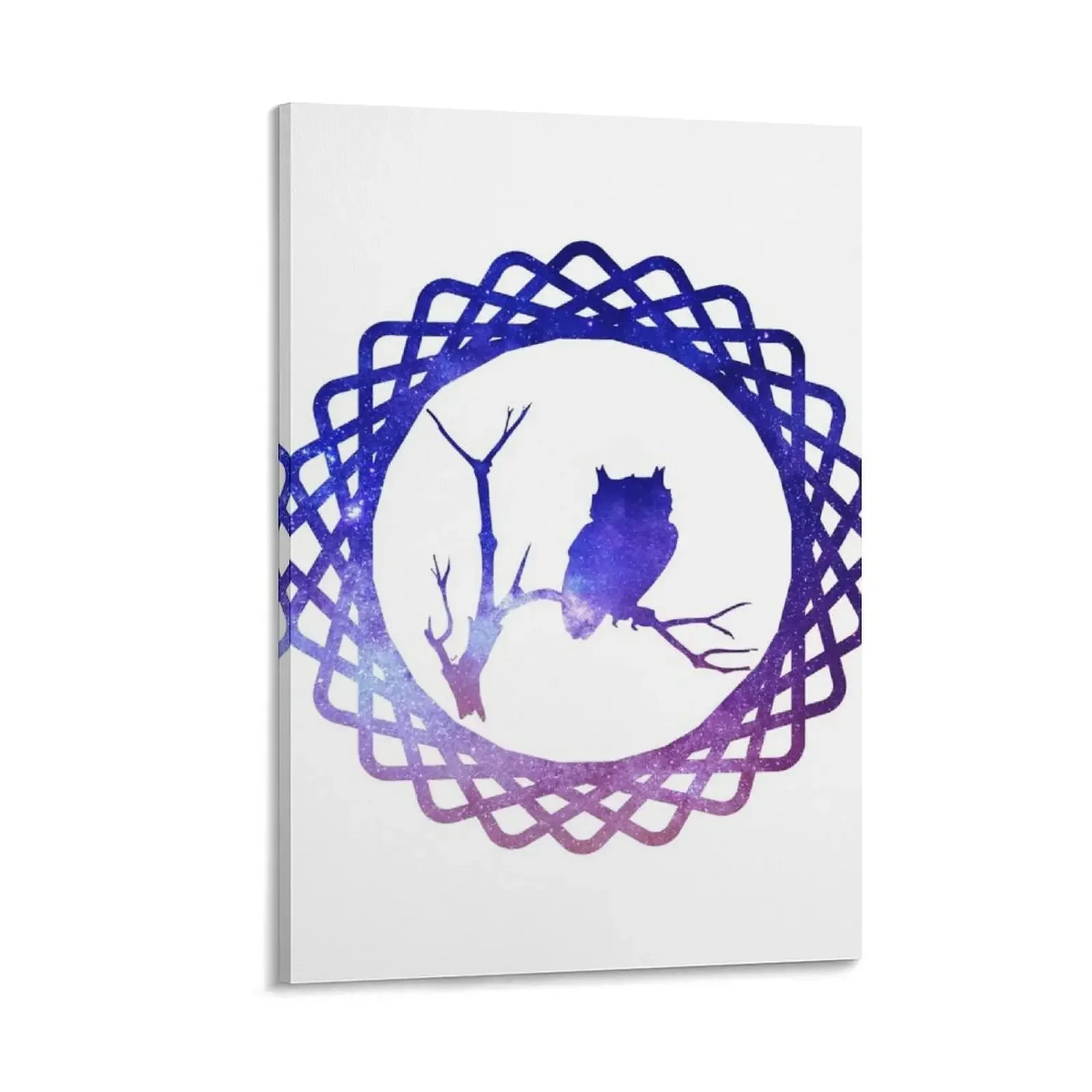 

Galaxy constellation owl Canvas Painting posters anime figure Decorative picture