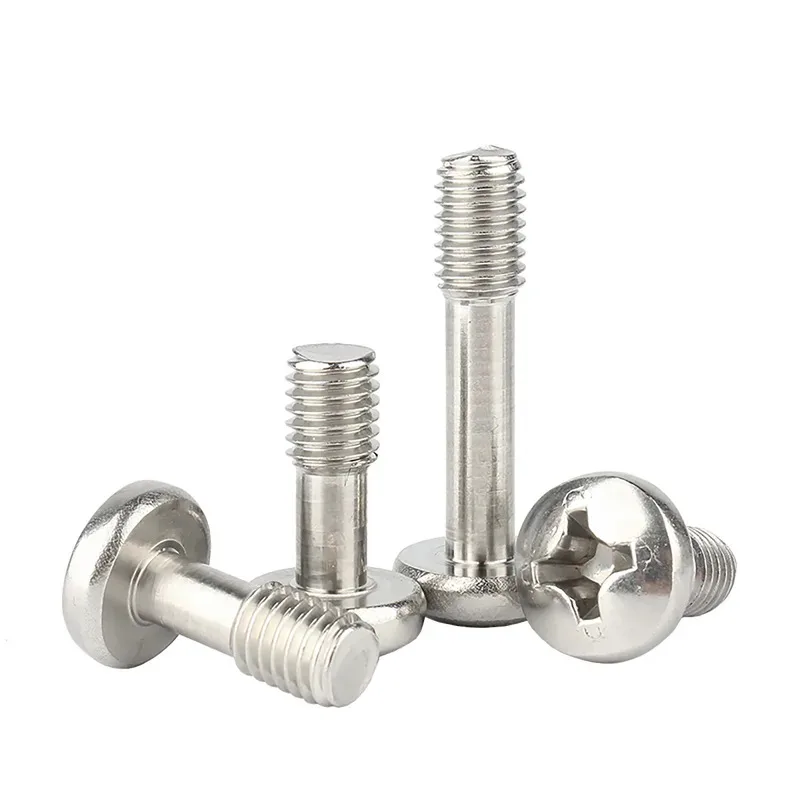 

304 Stainless Cross Pan Head Screw with Self Locking Nylon Patch Prevents Backing Out in Automation Equipment M2 to M8