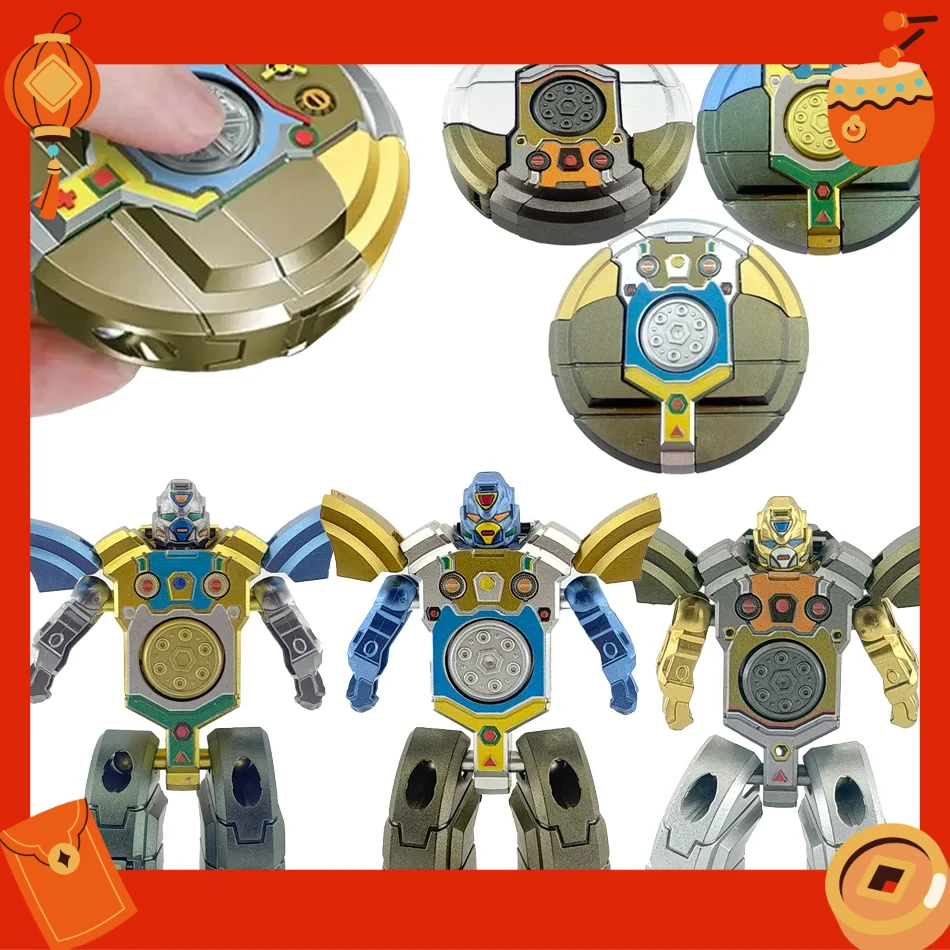 2026New Creative Hand Spinner Toys Antistress Stress Relief Robot Transformation Fidget Spinner Adult Sensory Toys for Kids Gift