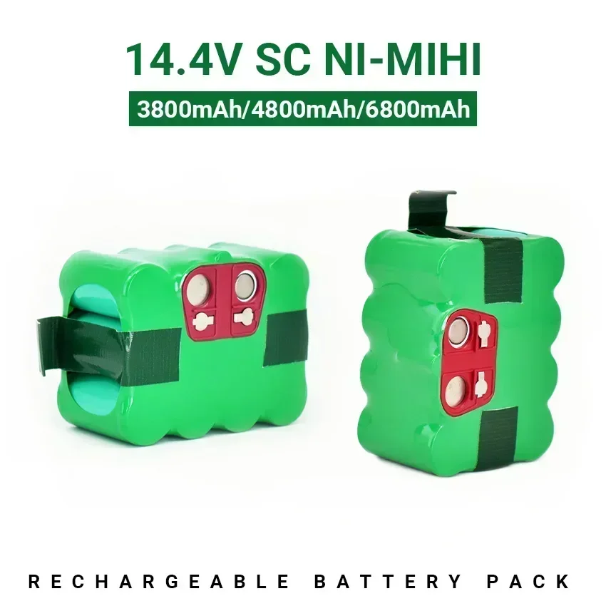 Rechargeable Battery14.4V SC Ni-MH  Pack 6800mAh Vacuum Cleaner Sweeping Robot for KV8 XR210 XR510 XR210A XR210B XR510B XR510D