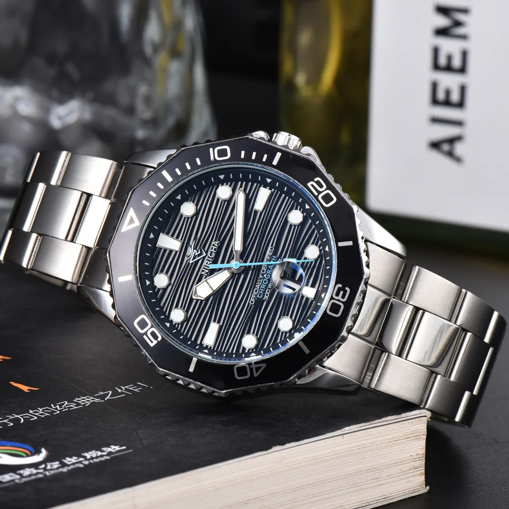 

2026 Hot Sale Super Origina Brand Watches For Mens Multifunction Automatic Date Quartz WristWatch Business Sport AAA Male Clocks