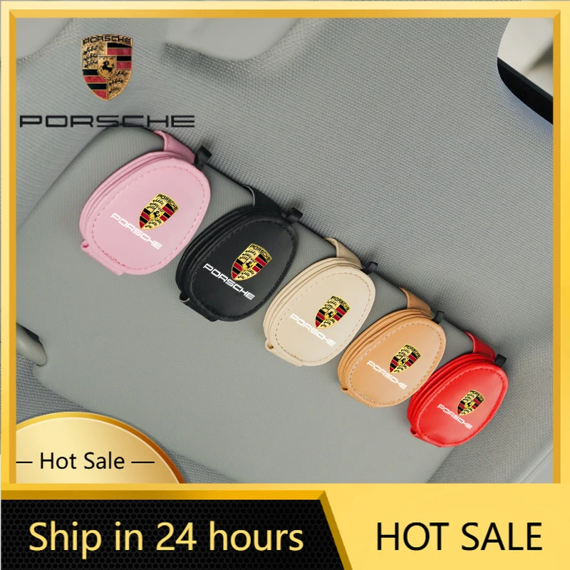 

For Porsche Cayenne Panamera Macan 911 Car Interior Glasses Clip Sunshade Storage Brace Accessories For Porsche Cayenne Panamera