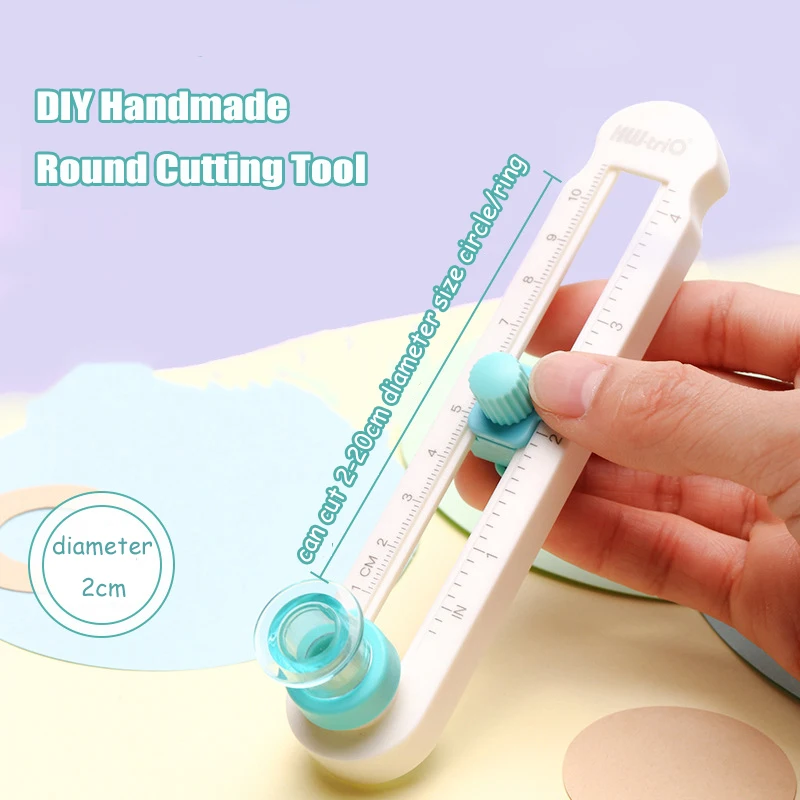 1pc Mini 360° Manual Rotary Cutter Multifunction Compass Knife Circle Cutter Creative DIY Art Cutting Tool Stationery