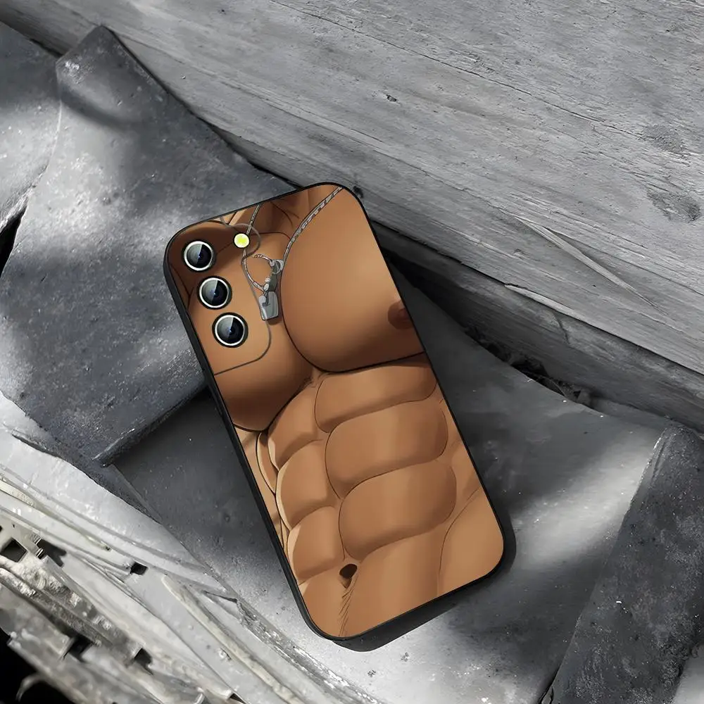 sexy Muscle Man Himbo for Samsung Galaxy S24 S22 S23 S20 S21 Ultra Fe Plus M54 A34 A54 A24 A52 Coque