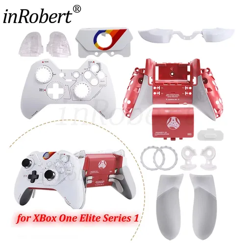 Para XBox One Elite Series 1 controlador estrella carcasa de repuesto carcasa trasera cubierta de placa frontal pieza de reparación Accesorios LTRT