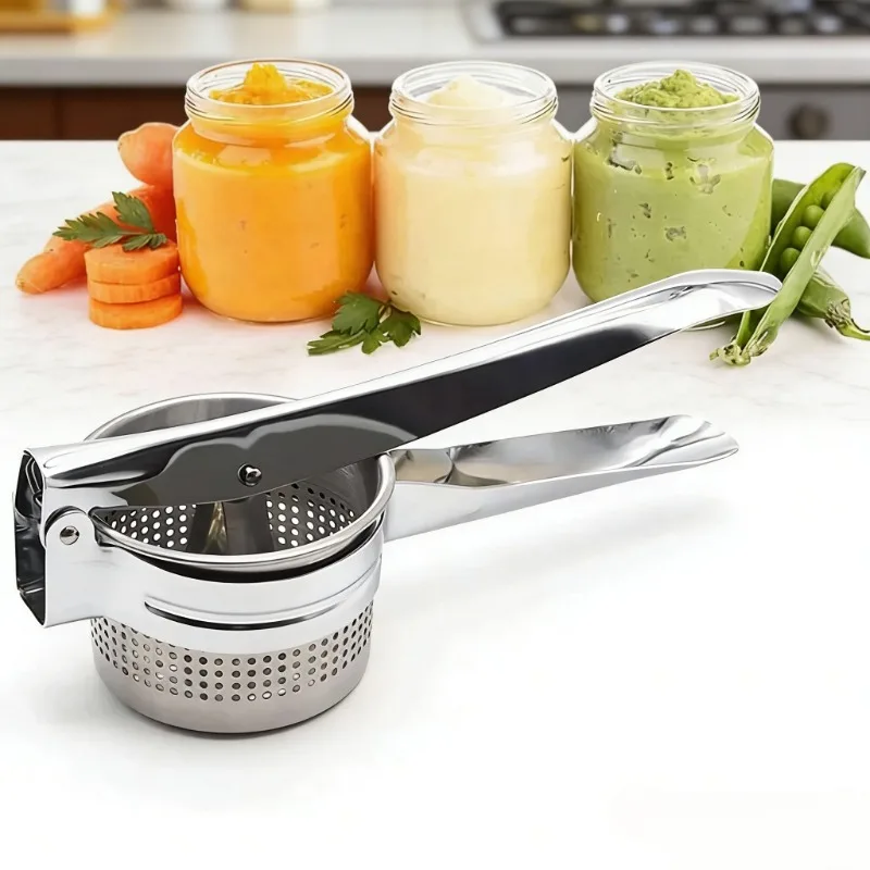 

Stainless Steel Juice Squeezer Potato Press Manual Lemon Squeezer Masher Garlic Crusher Kitchen Vegetable Press