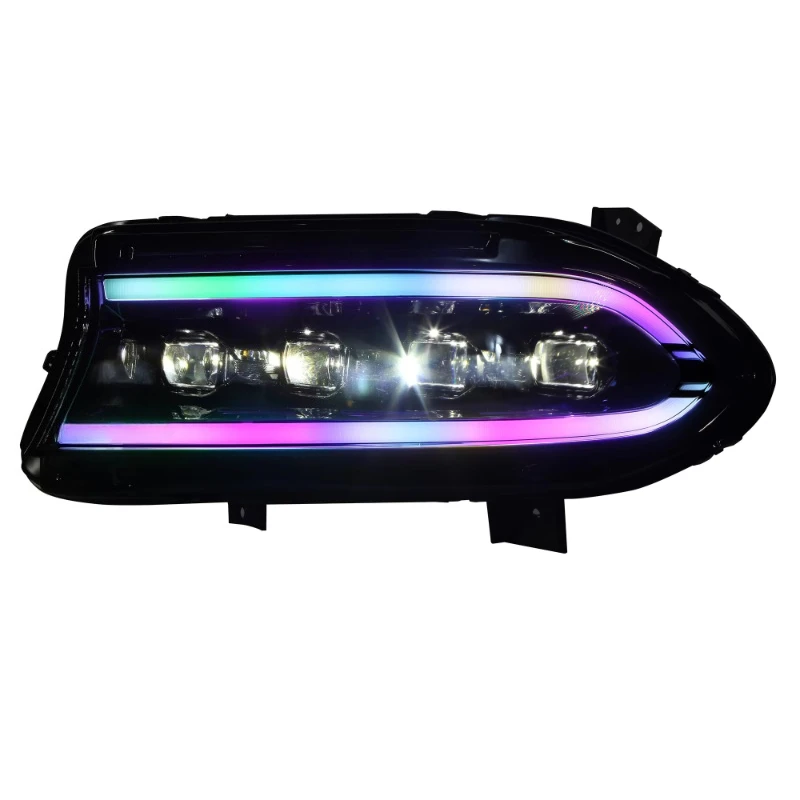 

New Arrival Fit Middle East Headlamp for Dodge Charger SE SXT RT 2015-2021 LED Headlight Upgrade Turn Signals DRL Front Lamp