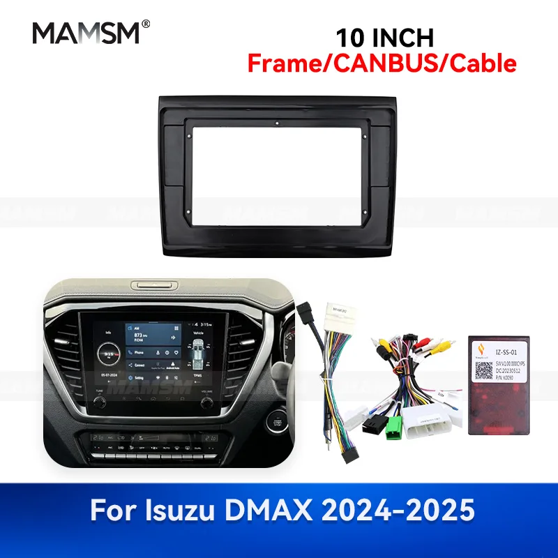 MAMSM 10 inch 2024-2025 For Isuzu DMAX Android Car Radio Fascia