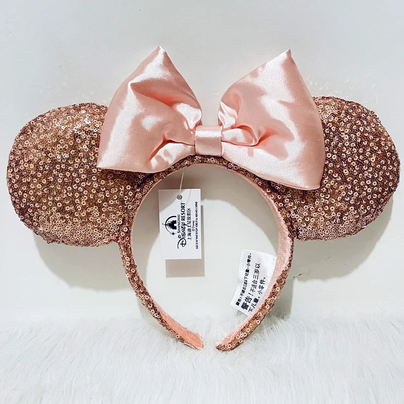 Disney Rose Gold Sequins Ear Headband For Adults Headband 