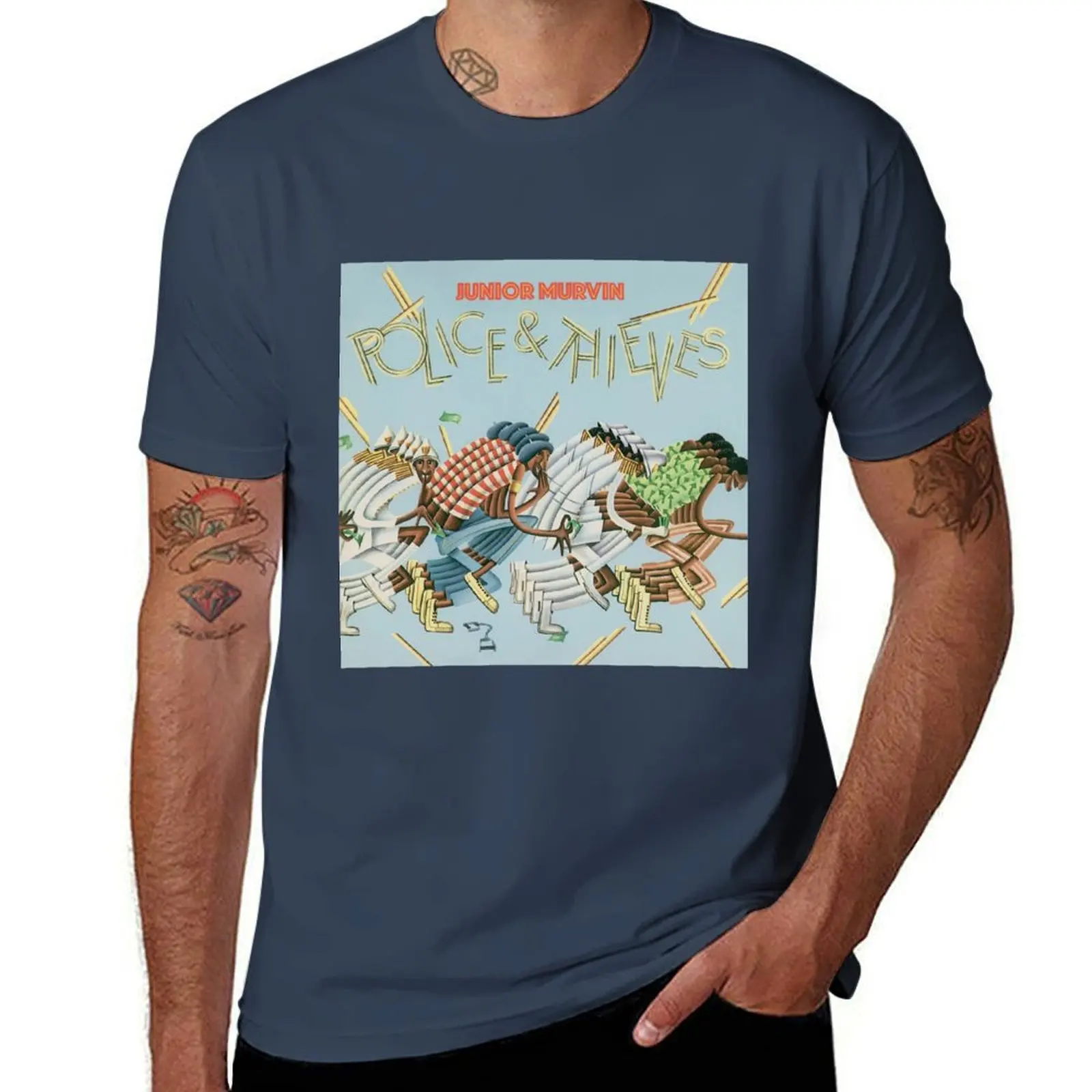

Junior Murvin Tribute T-shirt T-Shirt cotton tshirt 100% man t shirts high quality luxury brand T-Shirt