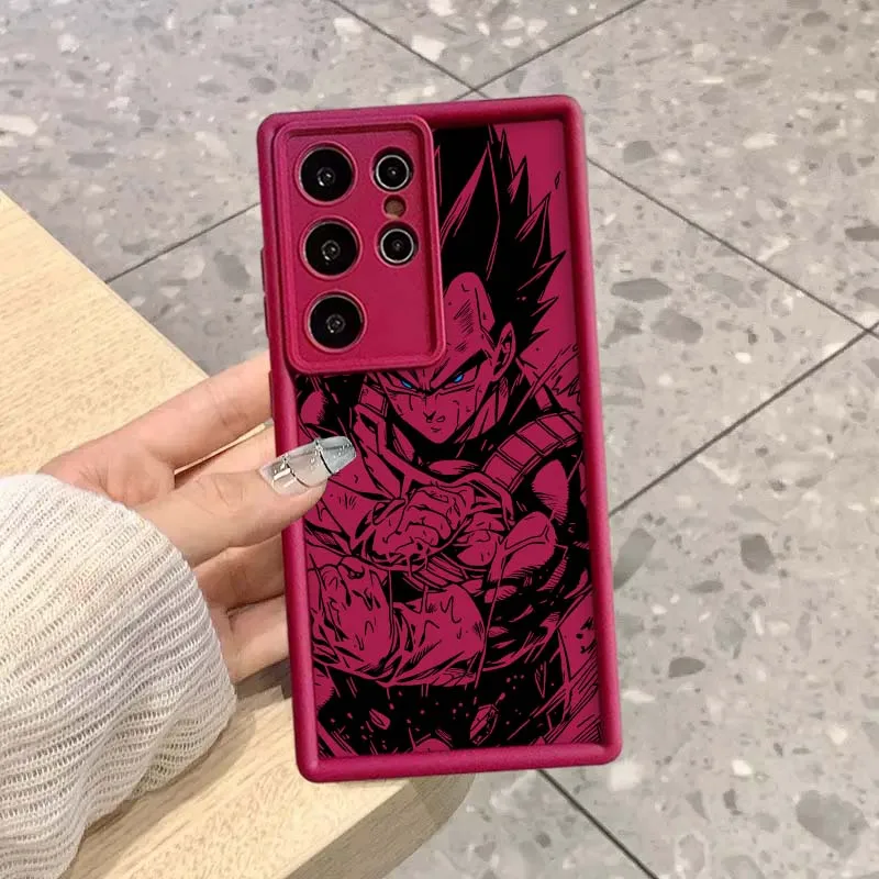 D-دراغون الكرة فيغيتا الفن كول لسامسونج غالاكسي S25 S24 S23 S22 S21 S20 الترا زائد FE 5G العين سلم جراب هاتف غطاء