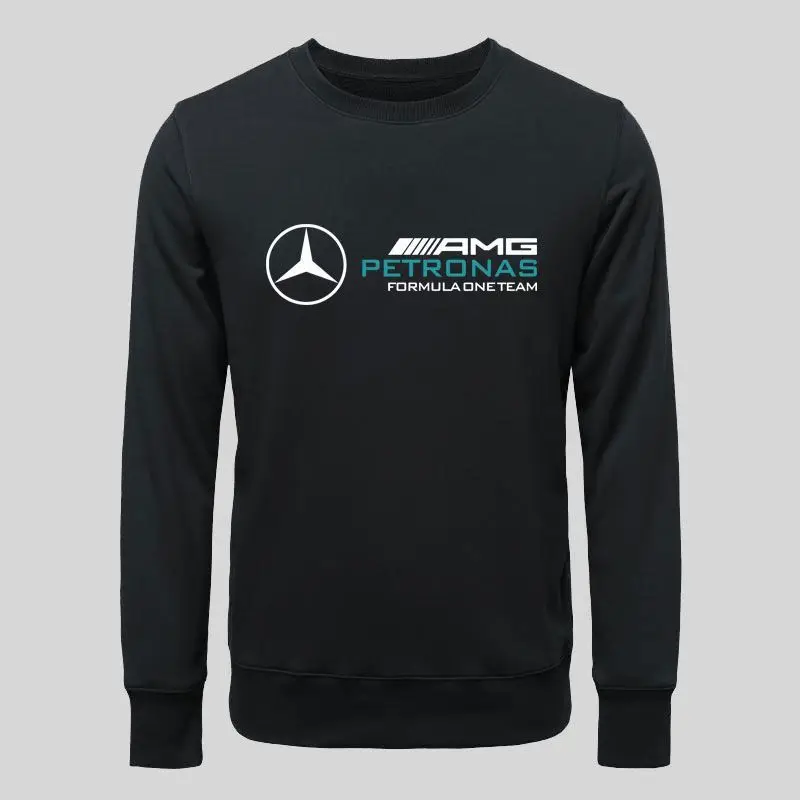 Mercedes-benz amg round neck sweatshirt workwear autumn and winter, new peripheral race long sleeved top