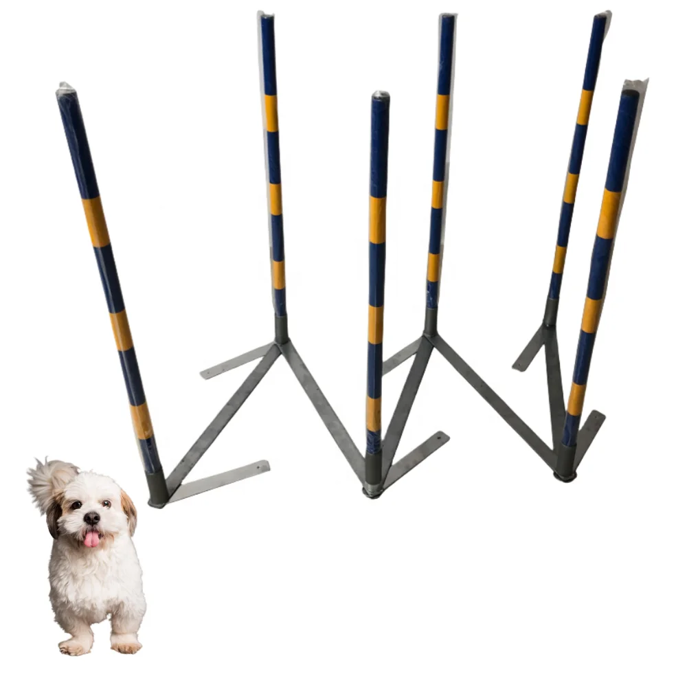 Competition Grade Dog Obstacle Course Dog Agility Training Equipment Dog Around Pole