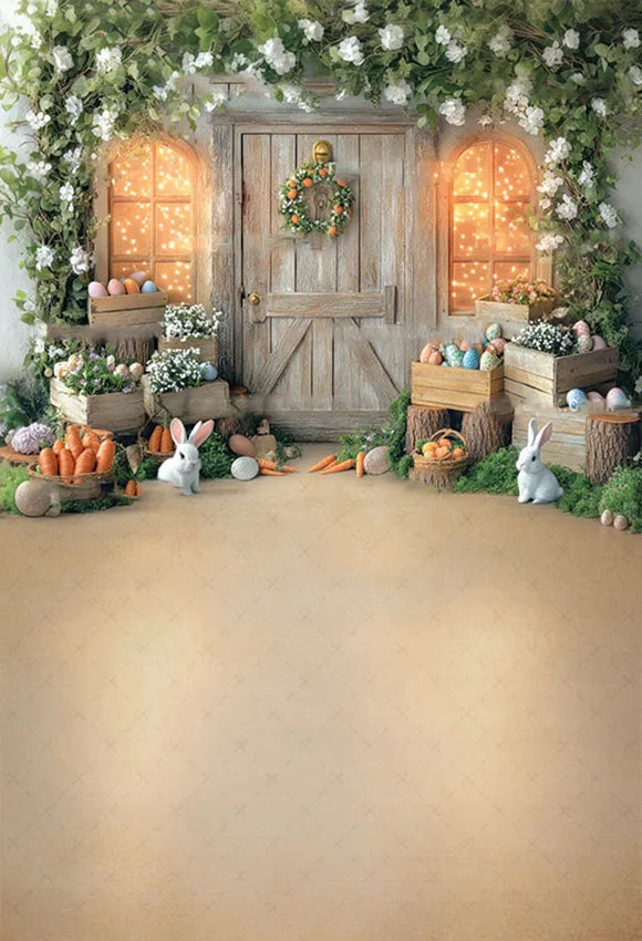 Mehofond Photography Background Spring Easter Scene Floral Indoor Window Kid Birthday Party Portrait Decor Backdrop Photo Studio