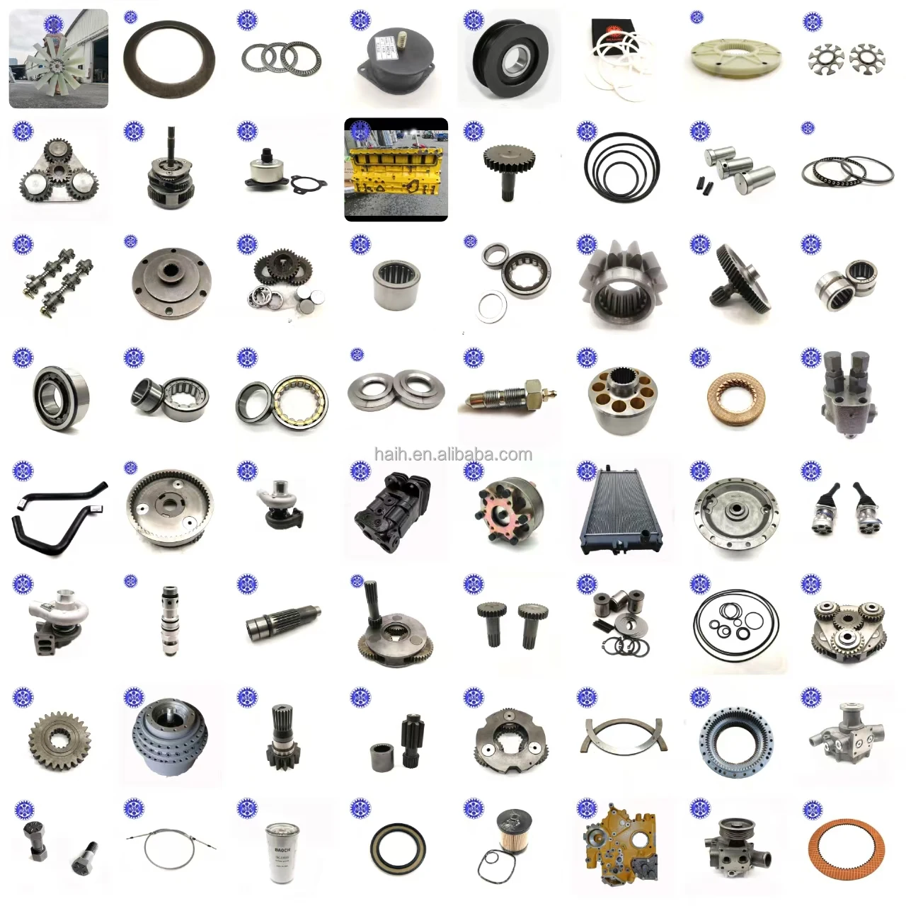 قطع غيار ماكينات البناء 126-8181 1268181 126-8182 1268182 محمل أسطواني مستدق لشركة كاتربيلر 844، 844H، 844K، 854G، 854K