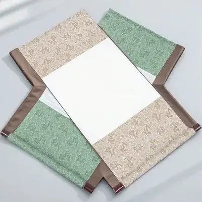 

2Pcs Calligraphy Blank Scroll Chinese Paper Water Absorbent Slow Ink Infiltration for Painting Writing Brush Drawing Scroll