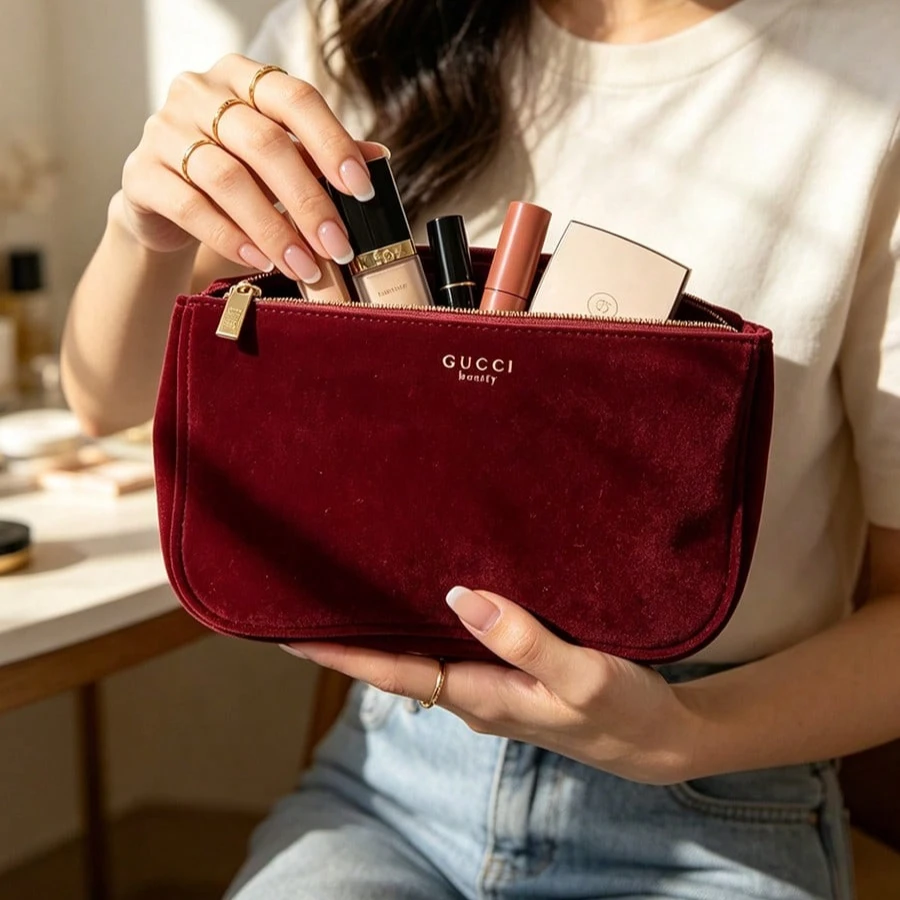 Women'S Accessories Gucci - Gucci Gucci’s bag Vintage Zipper Clutch