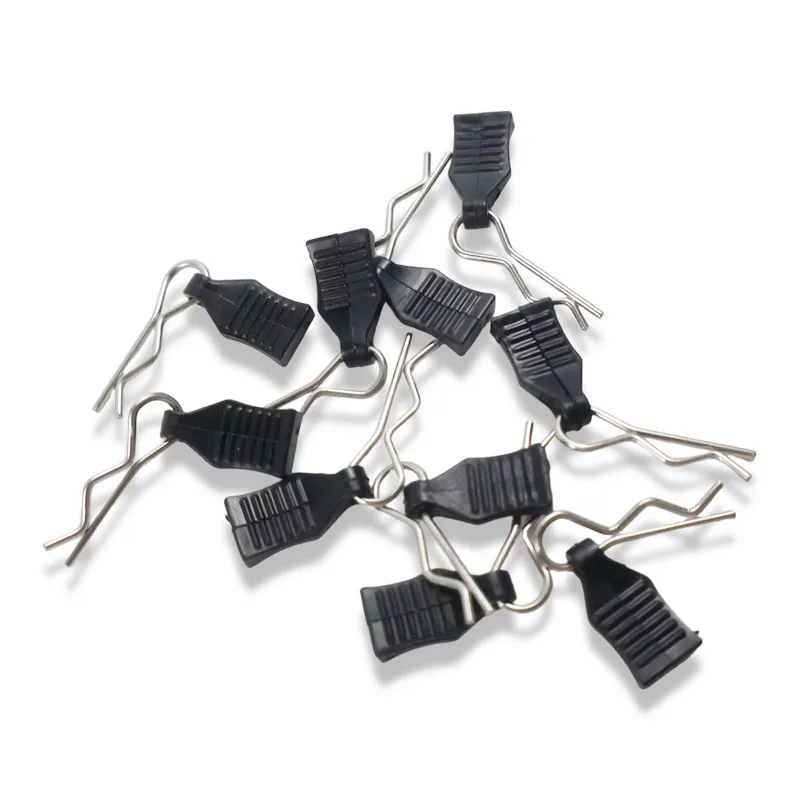 10/12PCS RC Body Shell Clip Pin 12pcs Set for MJX 16101 16102 16208 HBX 16889 Models Rubber Metal Fixing Mount