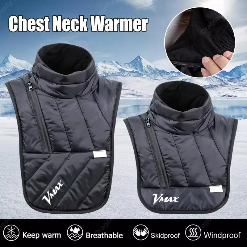 Motorcyclist Rider Chest Neck Protector Windproof For Yamaha VMAX V-MAX V MAX 1200 1985-2008 Winter Keeping Warm Neck Scarf