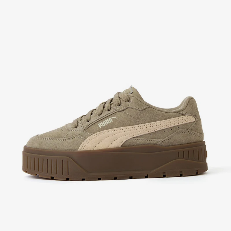 Puma genuine KARMEN Women's Thick Sole Durable Casual Retro Lightweight Deck Shoes 397462-15