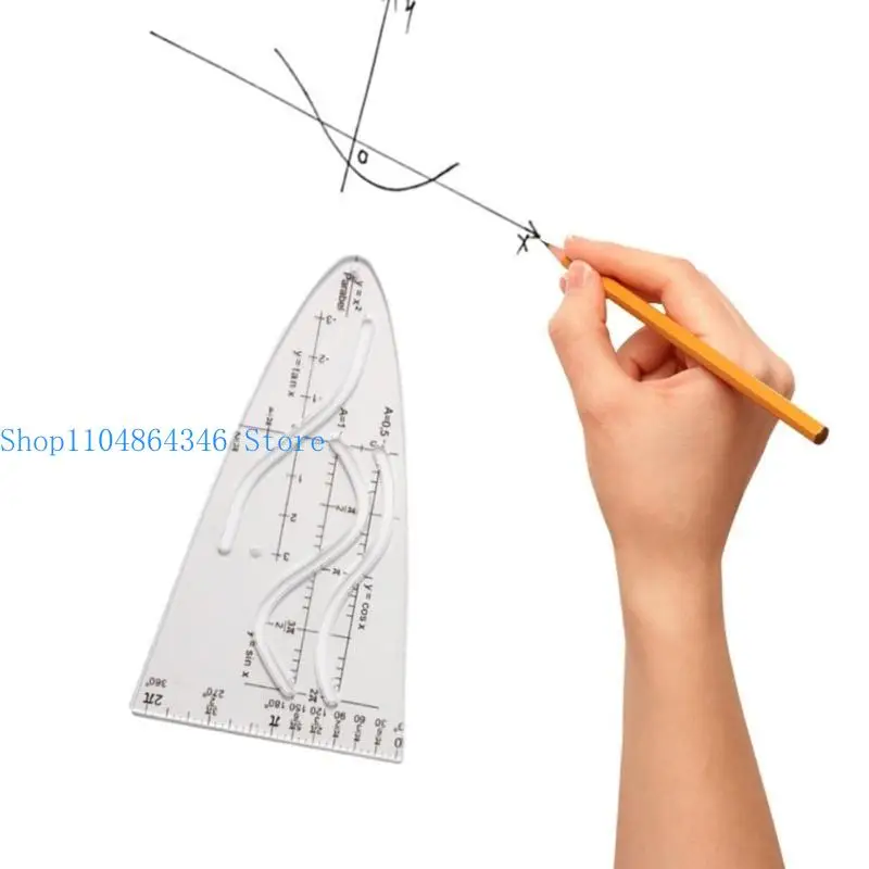 5asd قالب القطع المكافئ استنسل القطع المكافئ استنسل رياضي مساعد القطع المكافئ للمصممين والمدرسة والمكتب