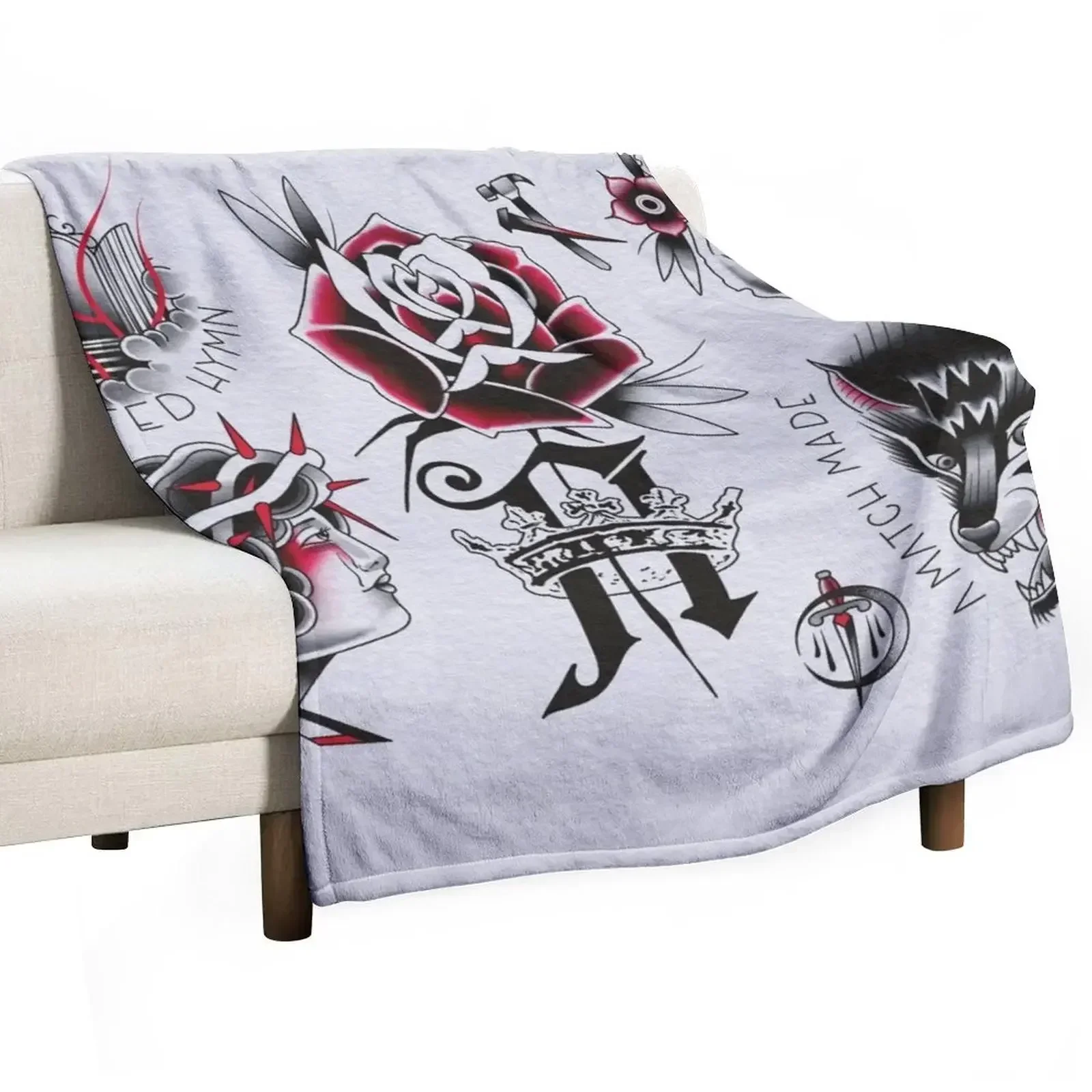 Architects band logo Throw Blanket Sofa Throw Plush Blankets