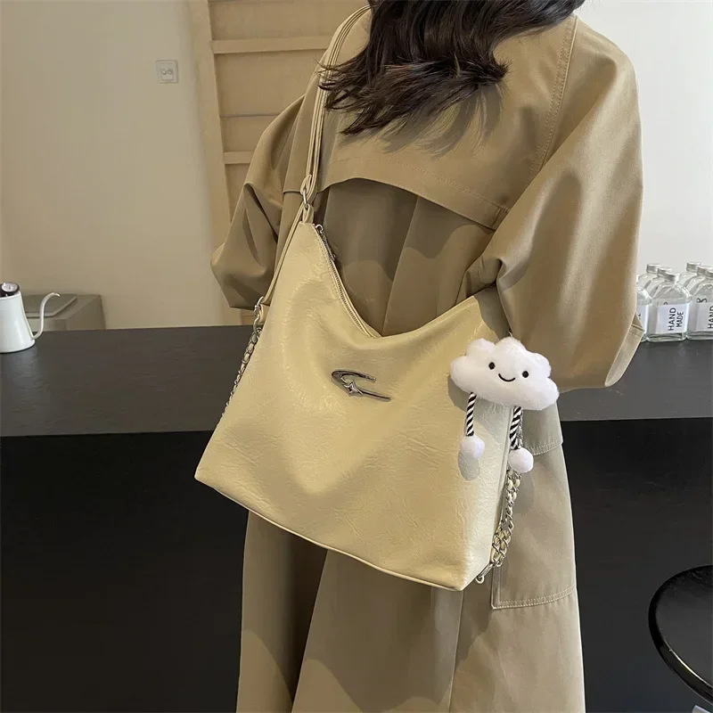 

Осень 2024, новая женская модная сумка-тоут в стиле ретро — универсальная повседневная пригородная сумка, модная сумка через плечо премиум-класса, бесплатная доставка