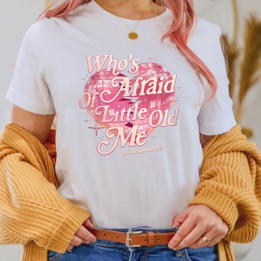 You Should Be Shirt Designs Who's Afraid of Little Old Me Shirt Tortured Poets Department Shirts Ts Inspired Short Sleeve Tops