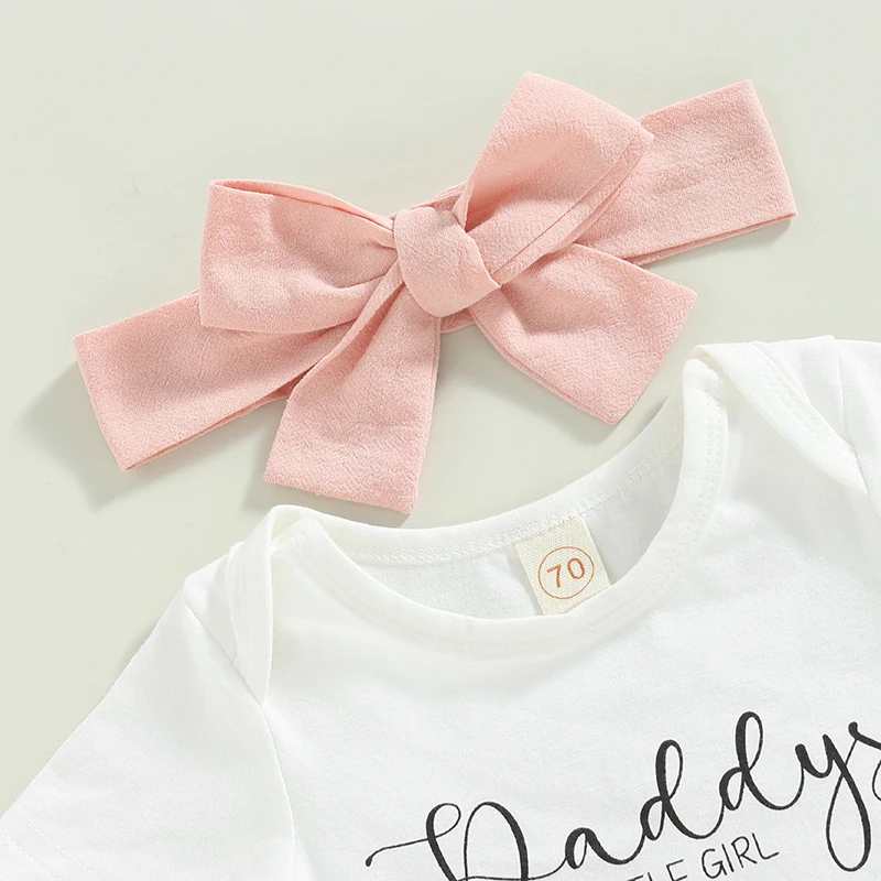 Baby Girl Heart Print Outfit Set 5