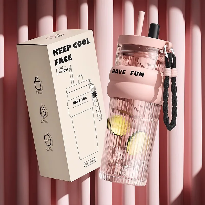 

Большая спортивная бутылка для воды для женщин, портативная термостойкая бутылка из тритана для путешествий