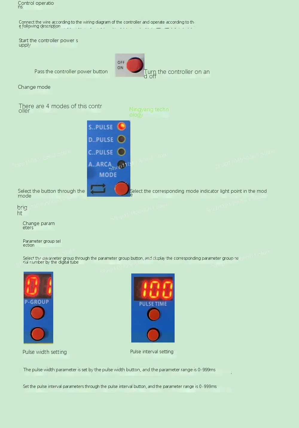 YHD03 Cold Pulse Time Controller Board for TIG/Spot Welder, Analog Cold Welding Control